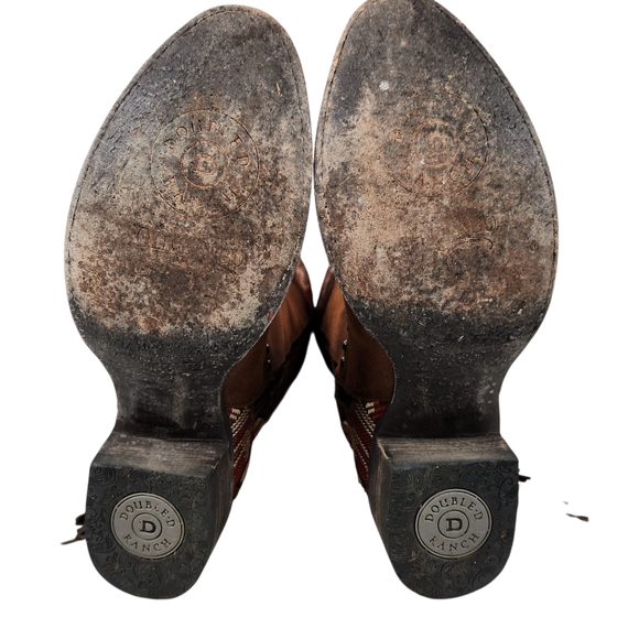 Old Gringo Double D Ranch Dream Weaver Suede Leather Western Boot Womens Size 10 - Picture 12 of 16